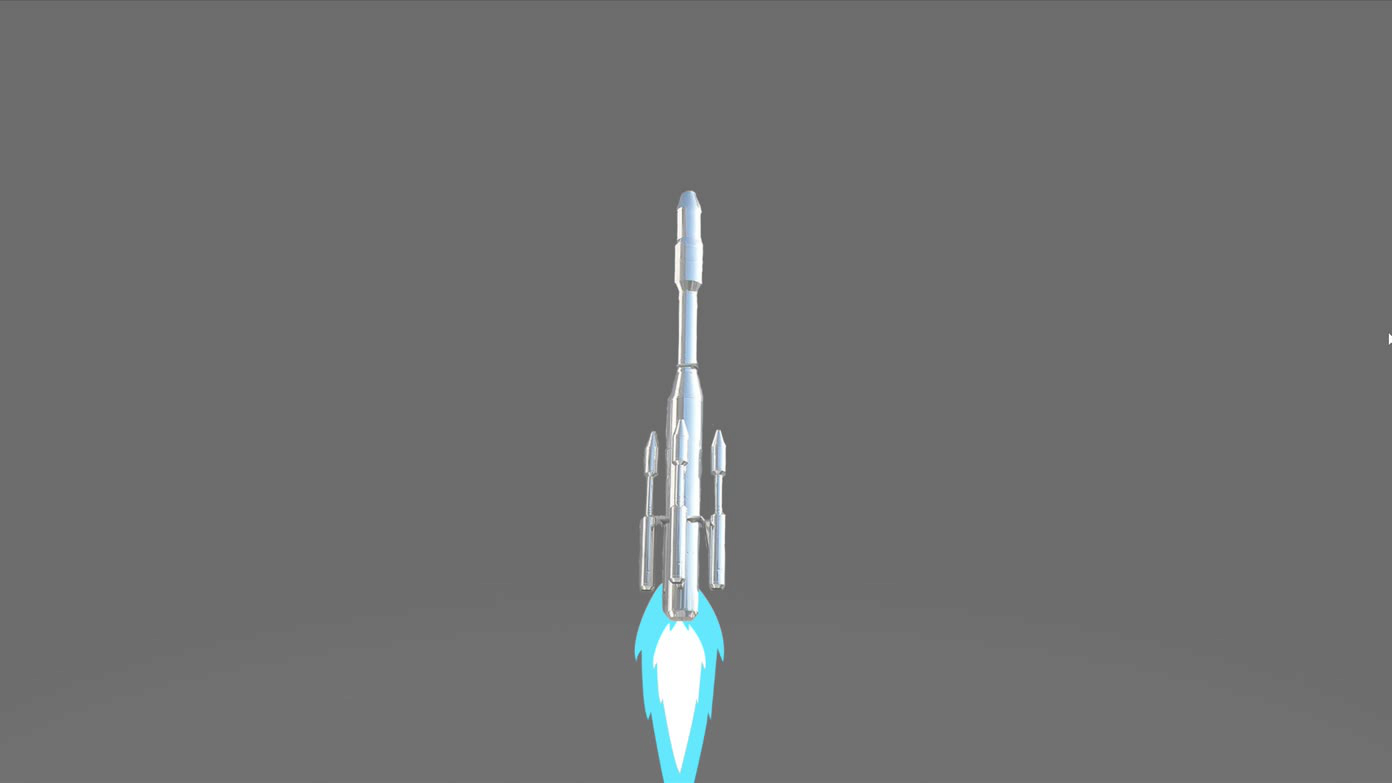 Écran de démarrage du jeu Silver Rocket